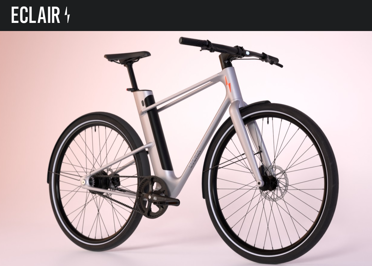 electric bicycle france French upstart Eclair launches electric bike with a 'sustainable battery'  twist