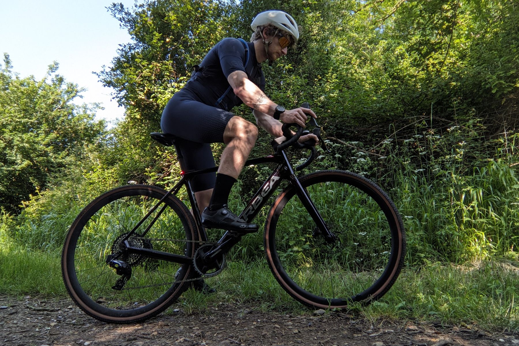 gravel bike leasen Leichten TerraFlux ALU Mid-Drive Electric Gravel Bike (375Wh 16.5KG) –  NEXRYD main image 0