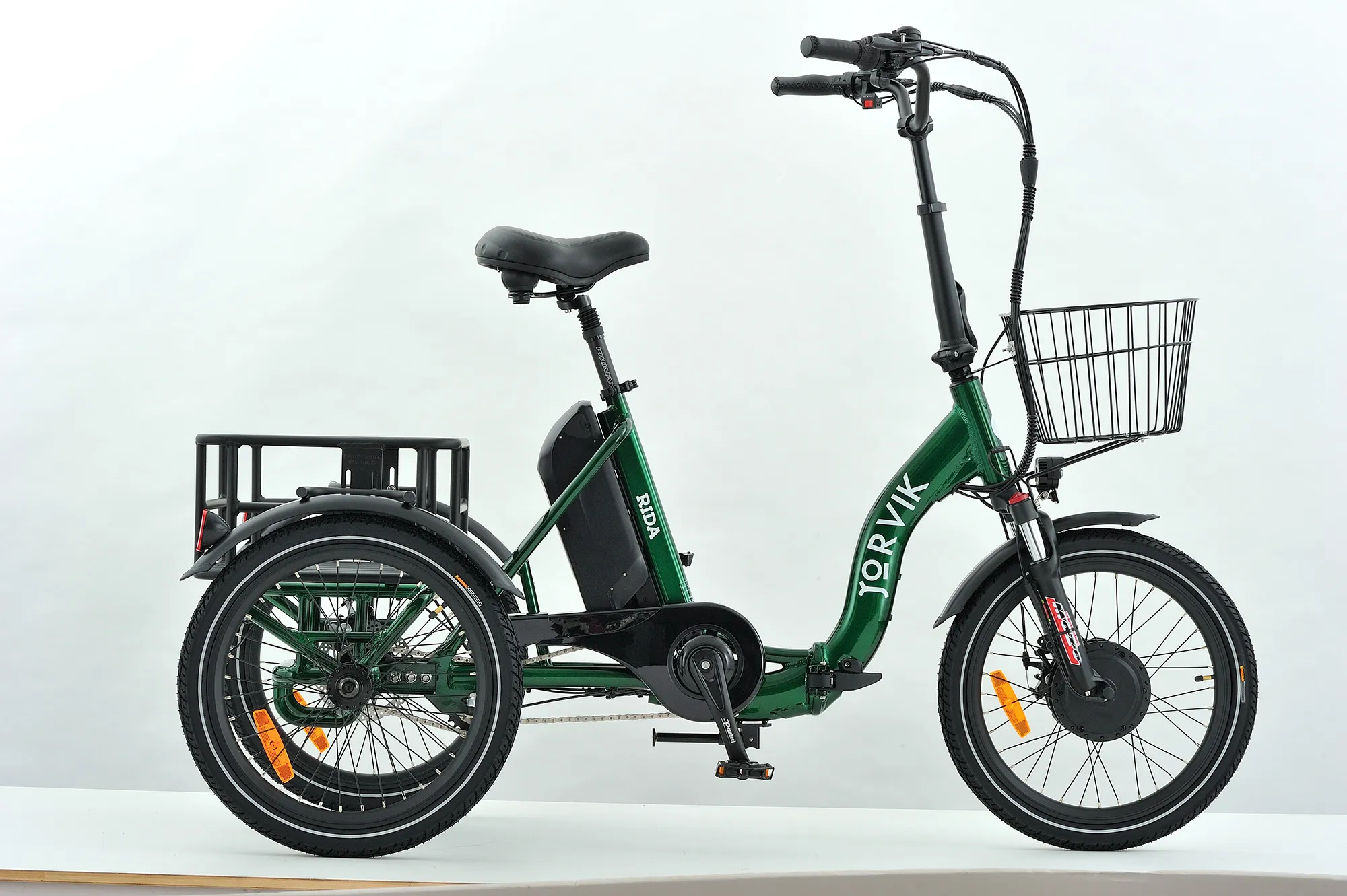 Jorvik Electric Folding Tricycles Jorvik Mid Drive Folding