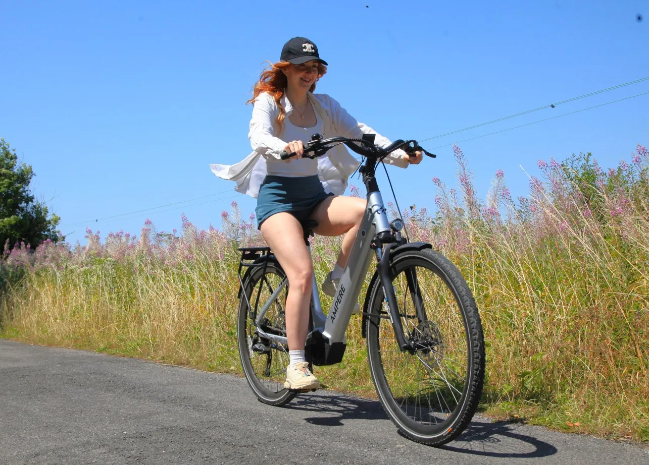 ampere electric bicycle X-Trail 29 Mountain eBike I Cycle Ltd AMPERE Deluxe 700c Step Through-