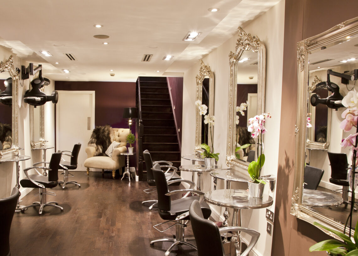 Library Salon Salon interior refurbishment - AJ Buildings Library