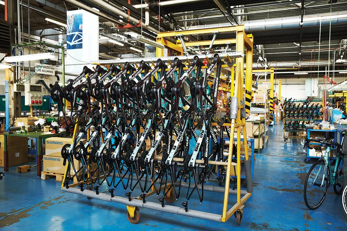 bianchi bicycle factory italy Bianchi: Factory visit