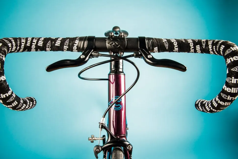 Cintre Cinelli Pista 42cm - Alu 6061-T6 - Guidoline Et Bouchons Inclus - Occasion