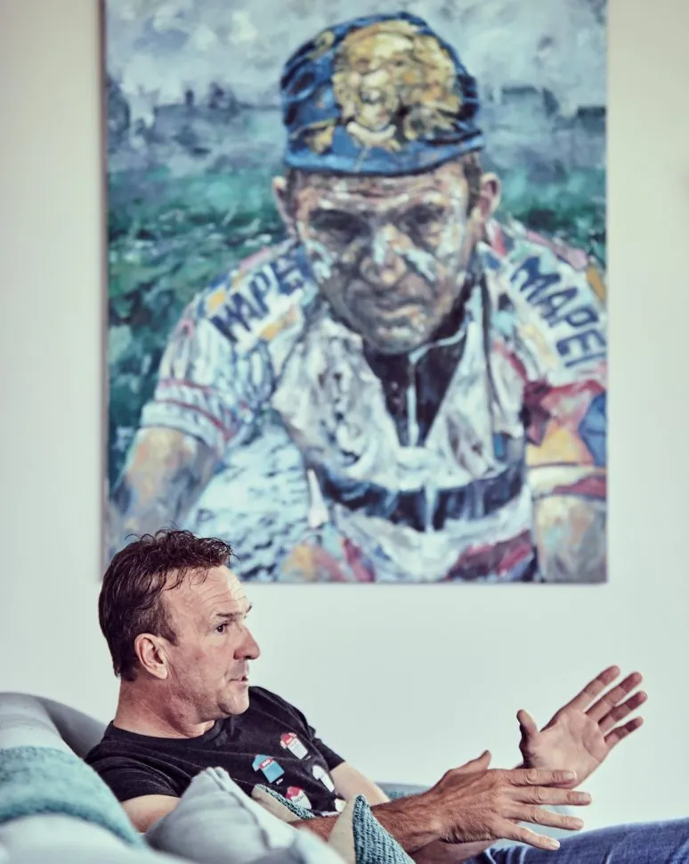 Autographe Johan Museeuw signée Lotto MBK Mavic 1992