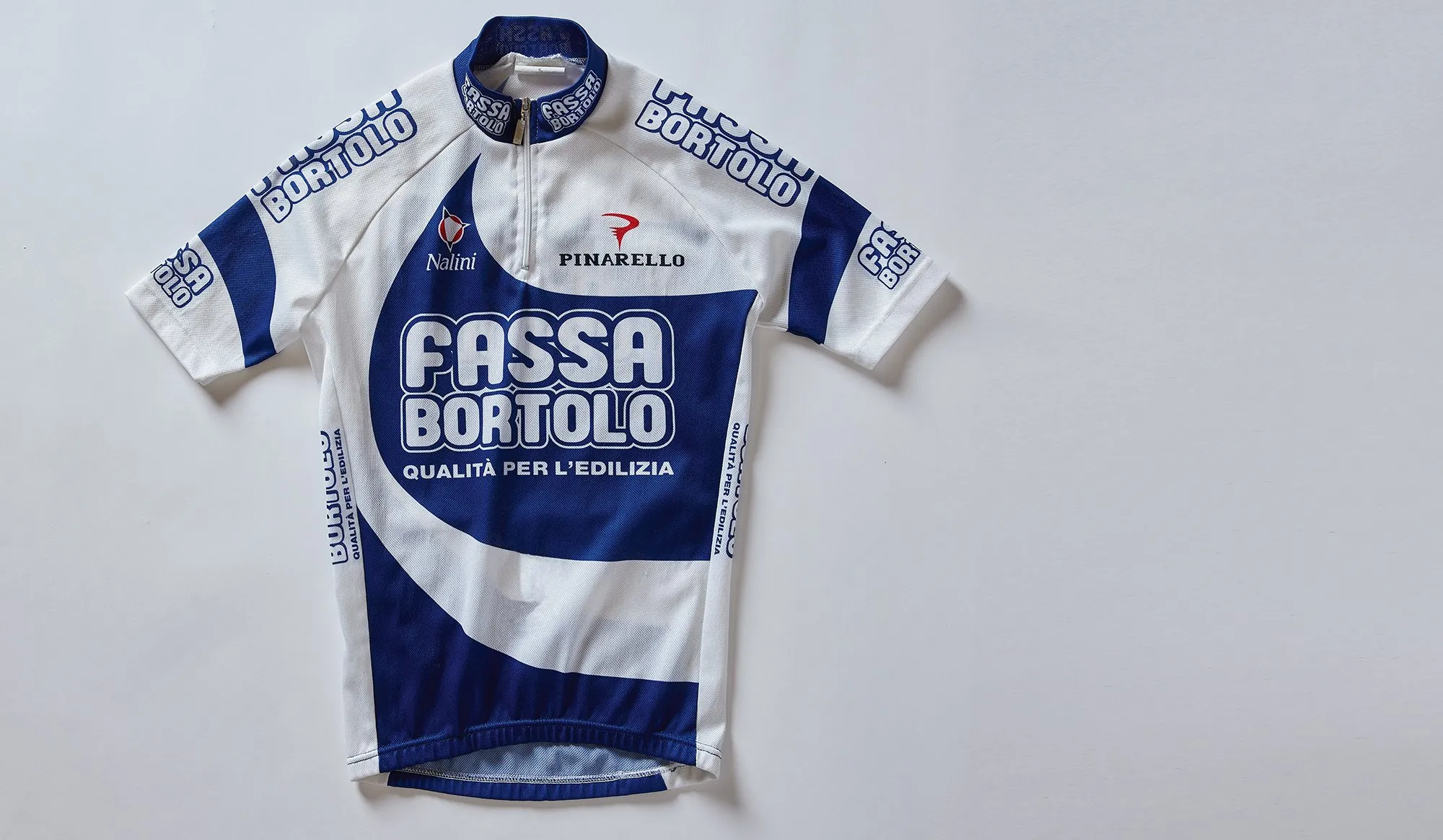 Maillot Cyclisme Fassa Bortolo – NALINI, Homme, XL/XXL, Multicolore, Manches Courtes