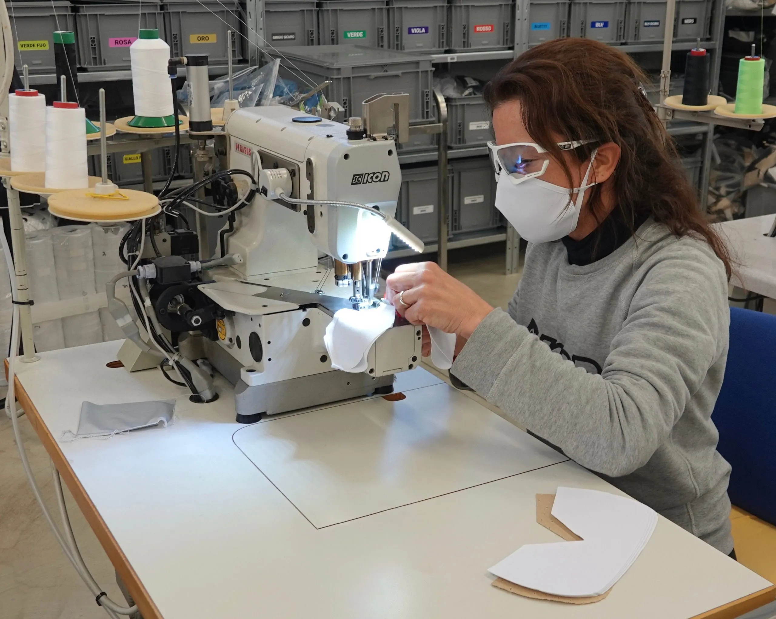 Scicon switches from making cycling shorts and bags to masks and ...