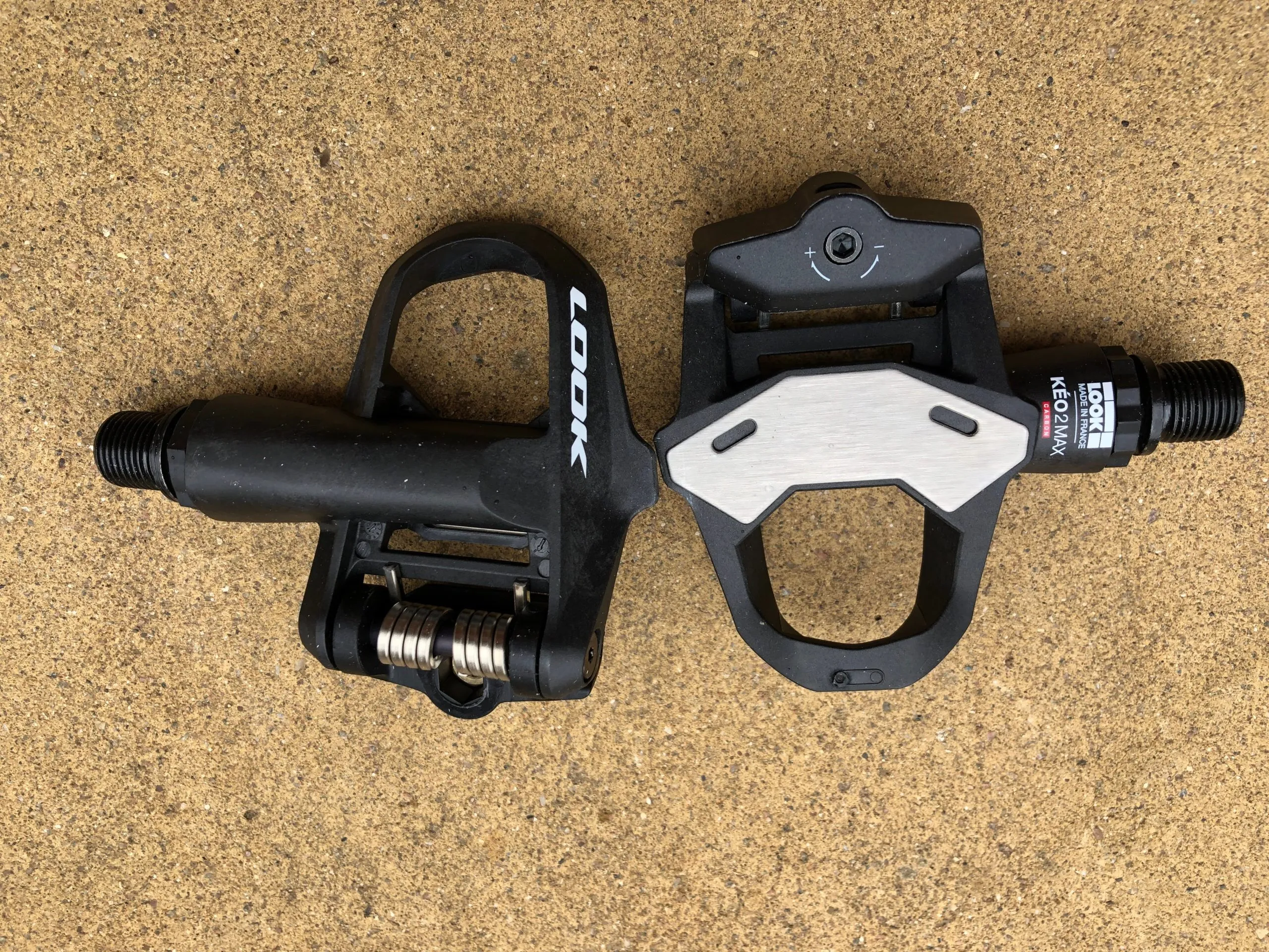 Pédales De Route Sans Clips Look KEO 2 Max Carbon - Occasion, En Carbone, Pour Vélo De Route