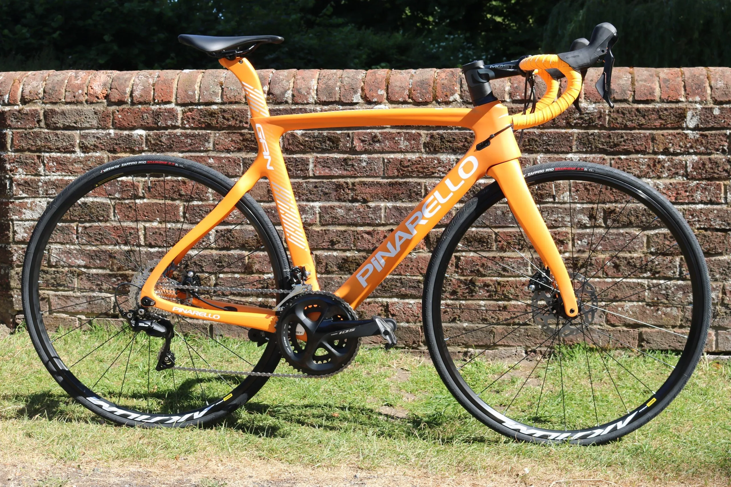 Bike Shop Pinarello Gan K Disc 105 2019 Carbon Pinarello 2019 Gan Pinarello Gan K Disc Review Cycling Weekly