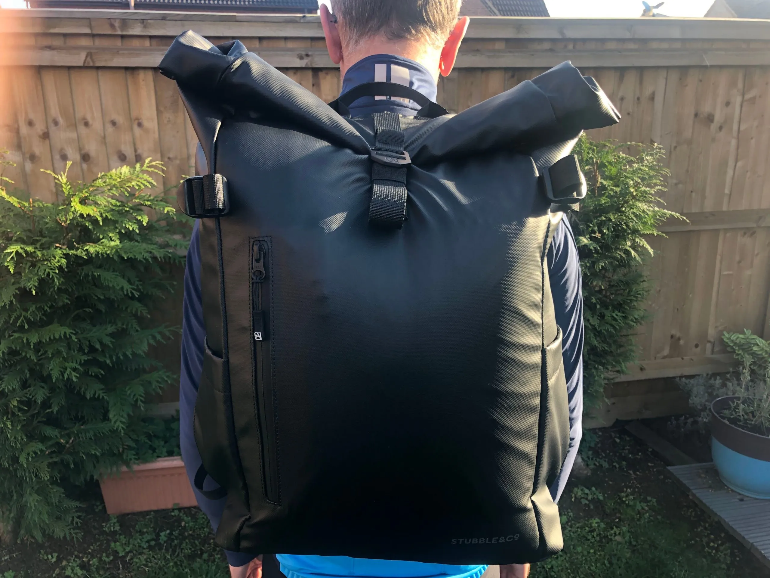 Stubble & Co Roll Top backpack review | Cyclist