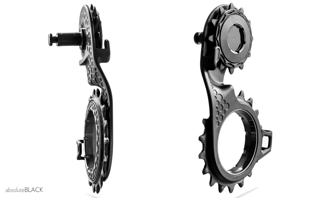 Absoluteblack Hollowcage: new 'silent', monoplate oversized pulley