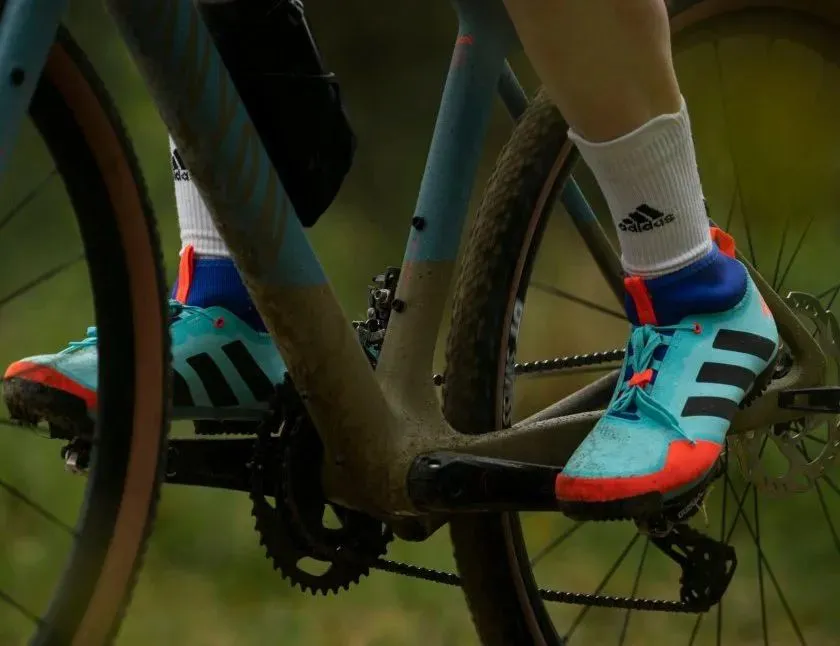 adidas gazelle silver green womens adidas Unisex The Gravel Cycling Shoes, Core Black