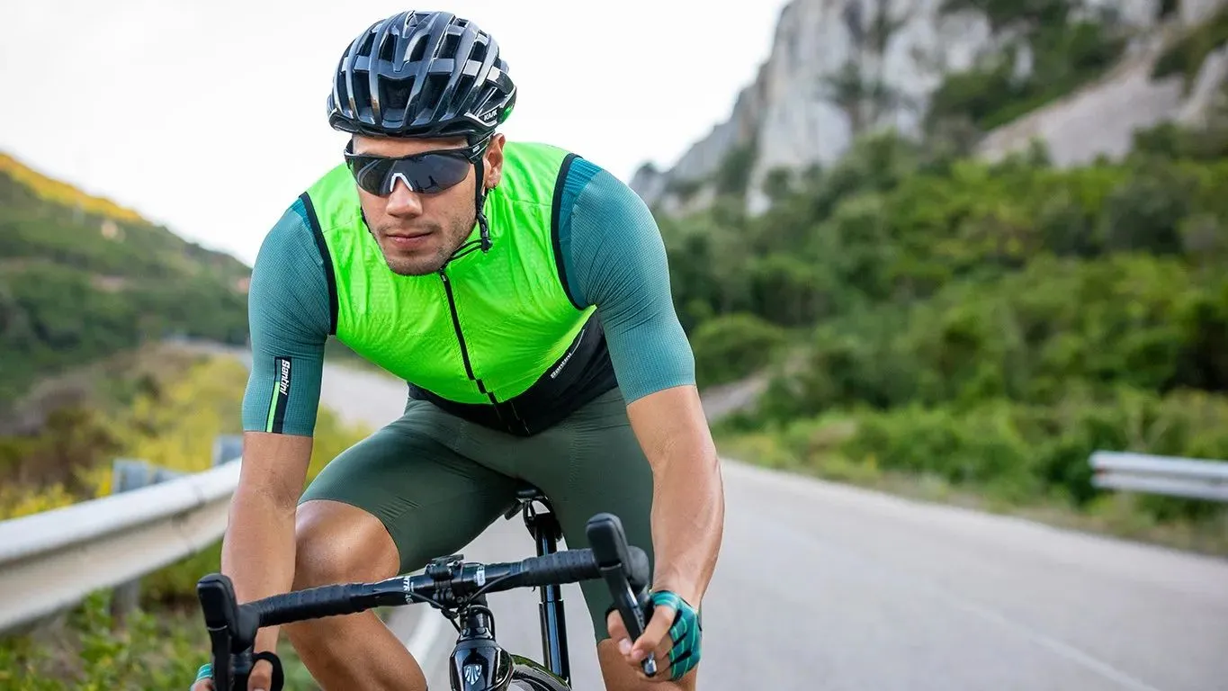 Veste hiver cyclisme homme Santini - Équipements vélos