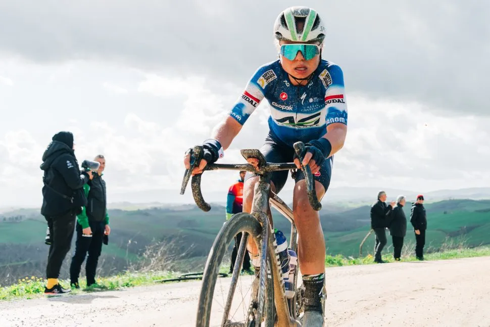 pain face at Strade Bianche 2024