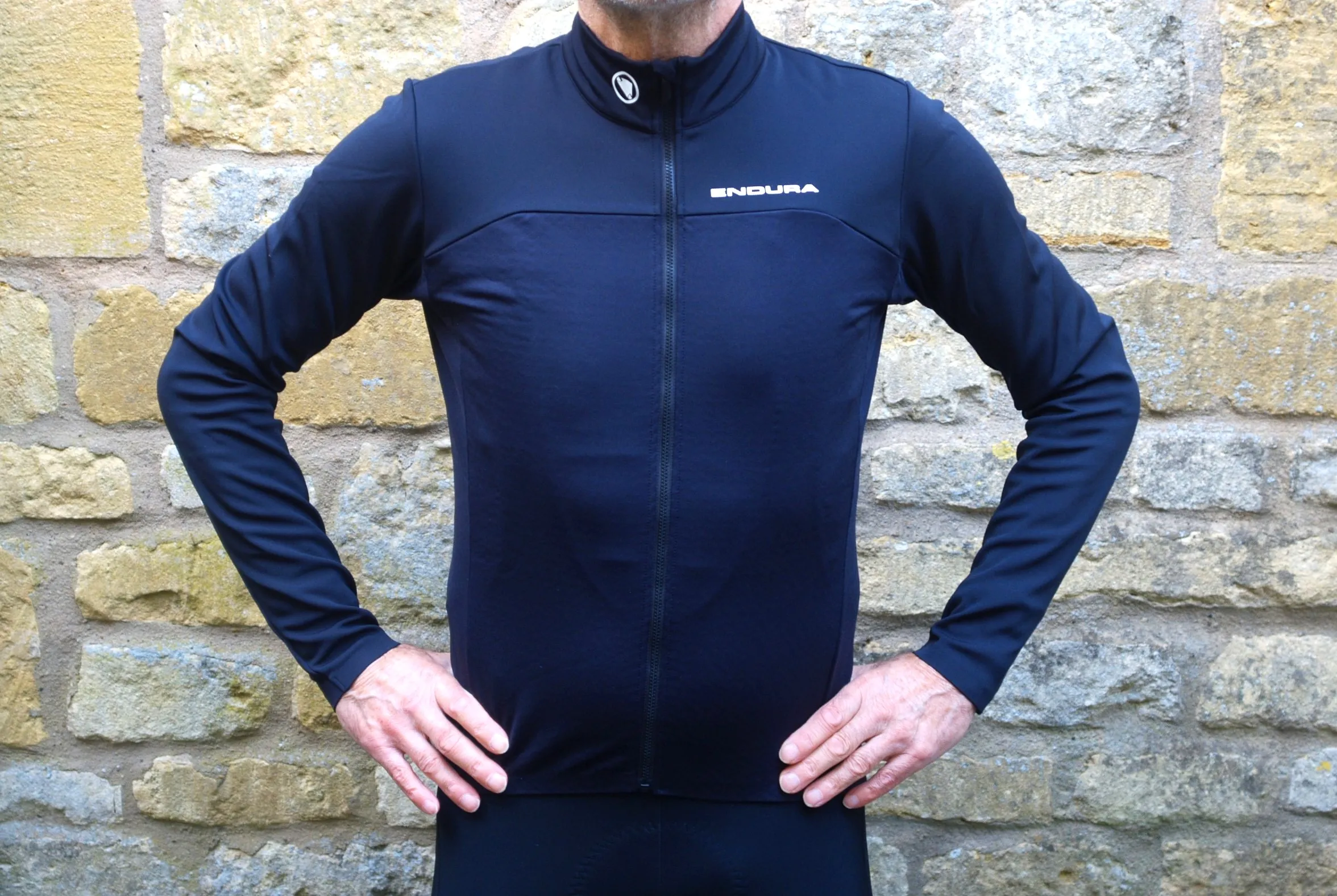 ENDURA FS260-Pro Jetstream II - Maglia Manica Lunga Uomo - Taglio Aderente - Termica E Antivento