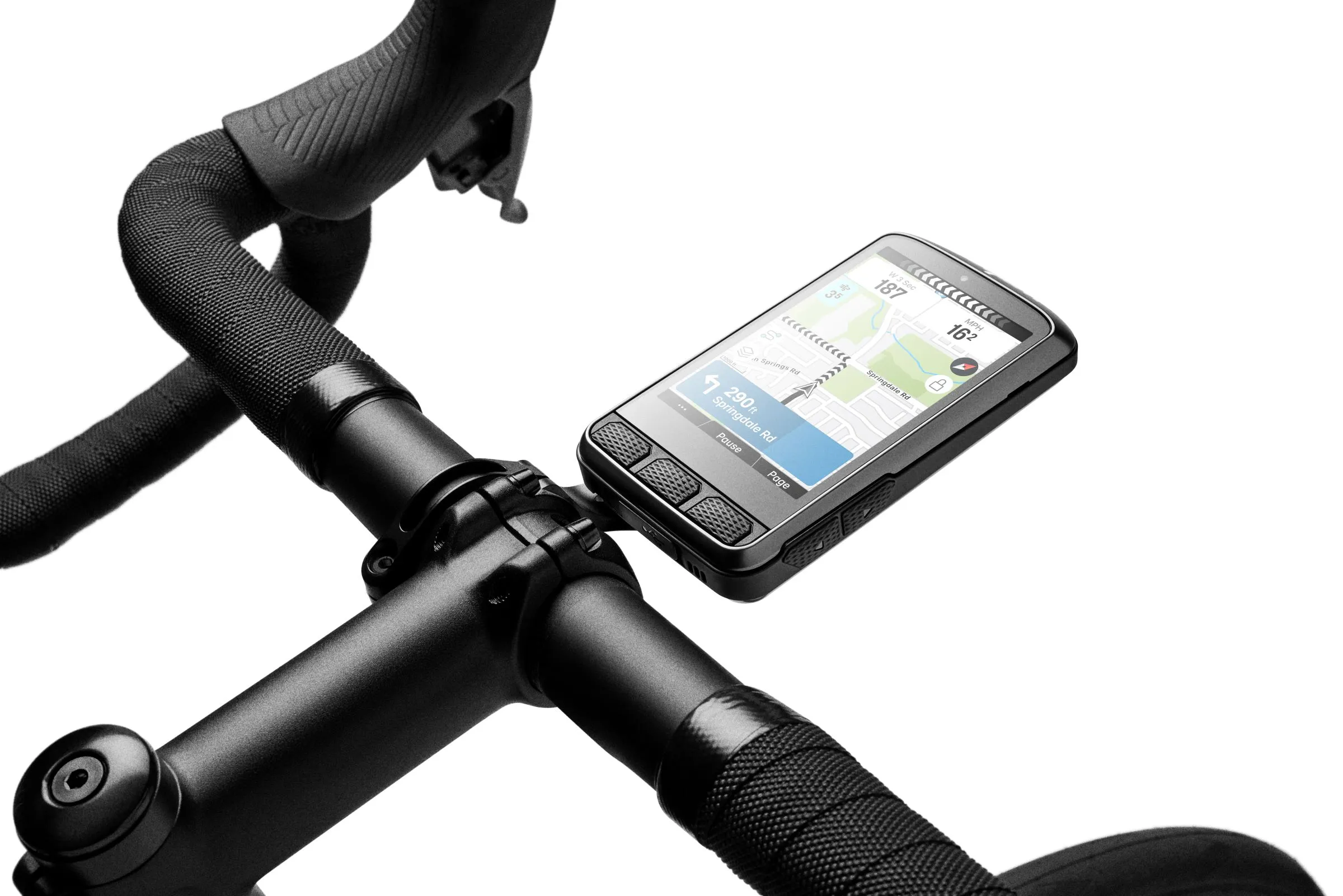 The Wahoo Elemnt Ace has a 3.8-inch touchscreen and wind sensor
