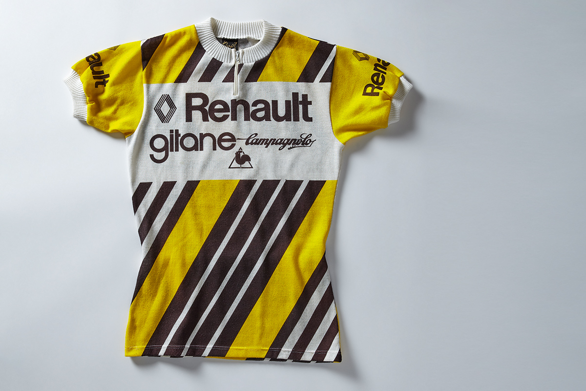 Maillot Cycliste Vintage Campagnolo Renault Gitane Années 80 - Taille Inconnue