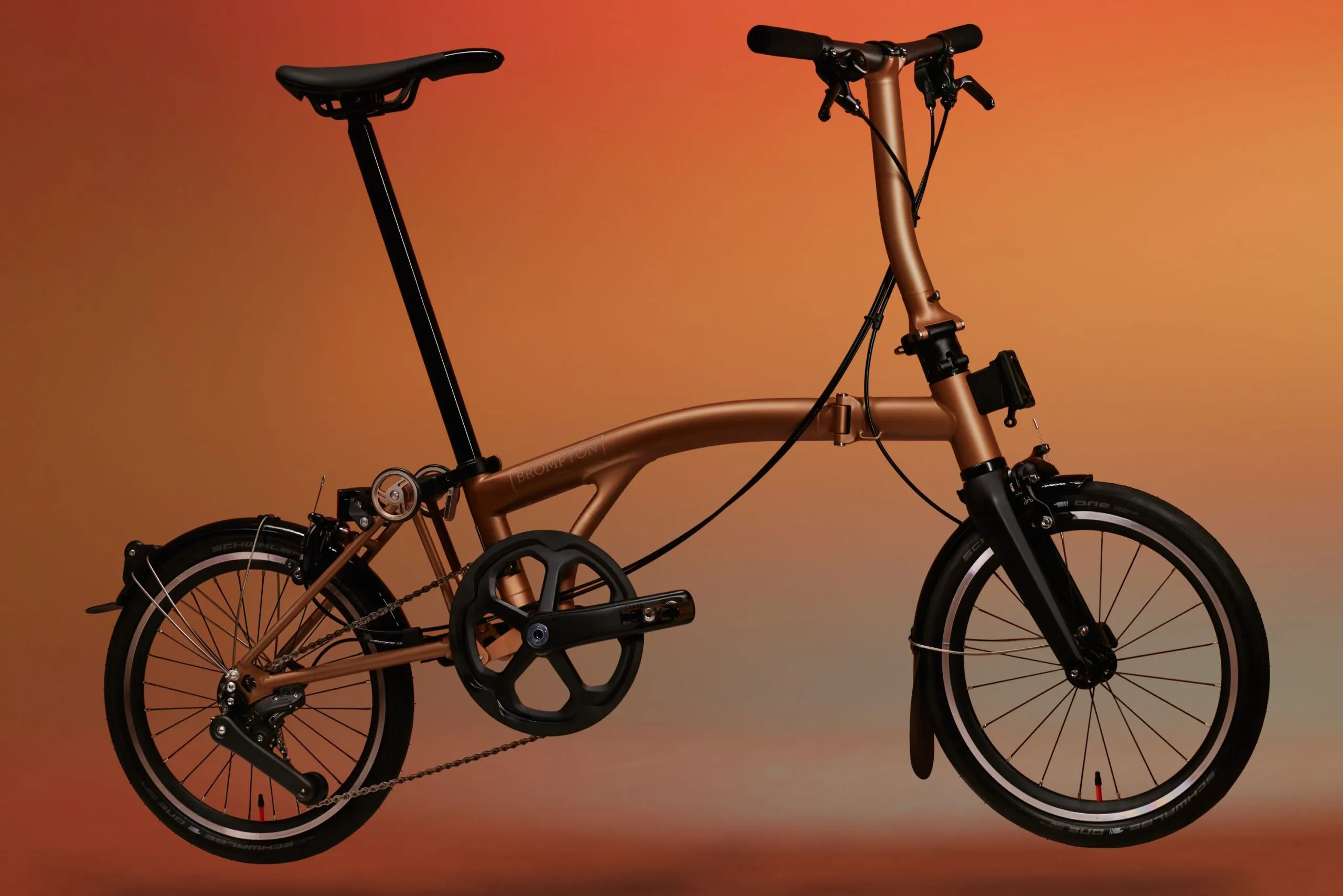 Brompton T Line Ceratech is the brand's lightest-ever geared bike
