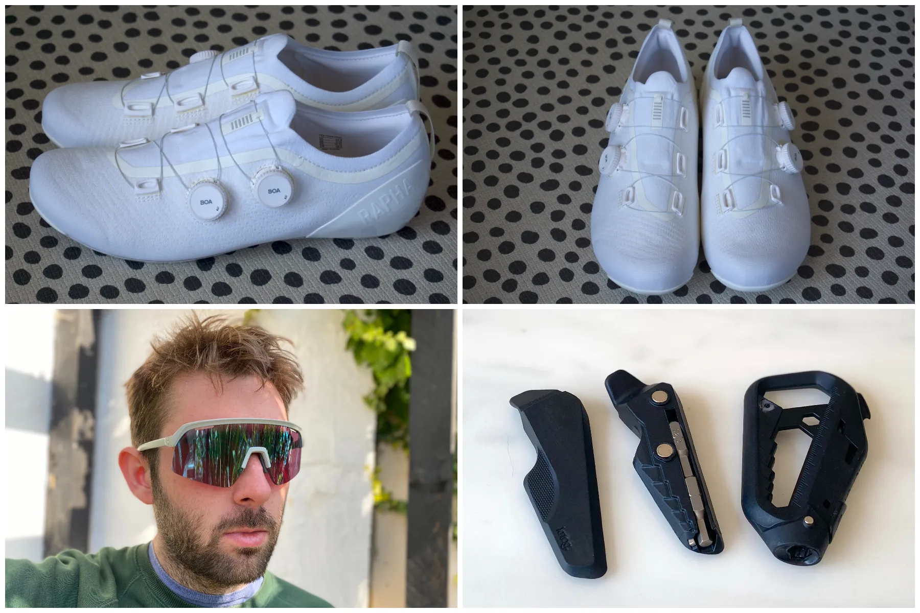 In the Drops: New Rapha Powerweave shoes, nice BBB glasses