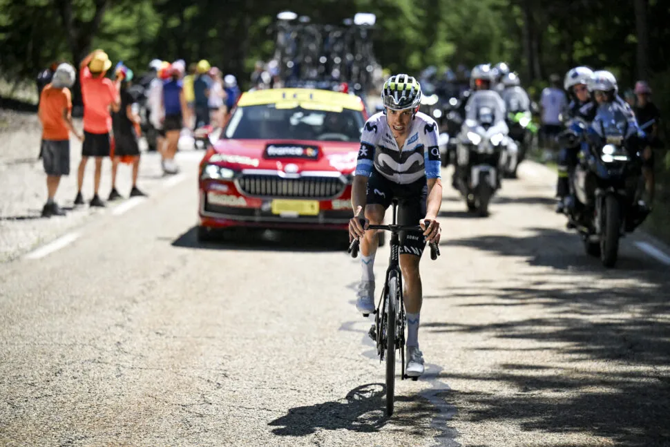 22/07/2025 – Tour de France 2025 – Étape 16 - Montpellier / Mont Ventoux (171,5 km) - Enric MAS (MOVISTAR TEAM)