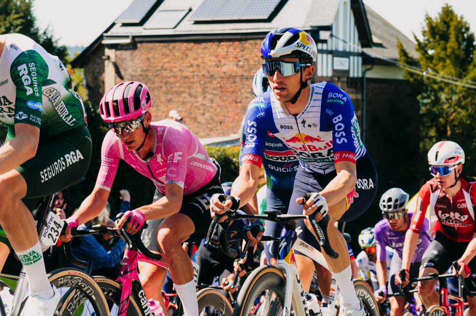 Jai Hindley of the Red Bull – BORA – hansgrohe team, photographed during the 90th edition of La Flèche Wallonne in Wallonia, Belgium on April 22, 2026. // Twila Federica Muzzi / Red Bull Content Pool // SI202604223368 // Usage for editorial use only //