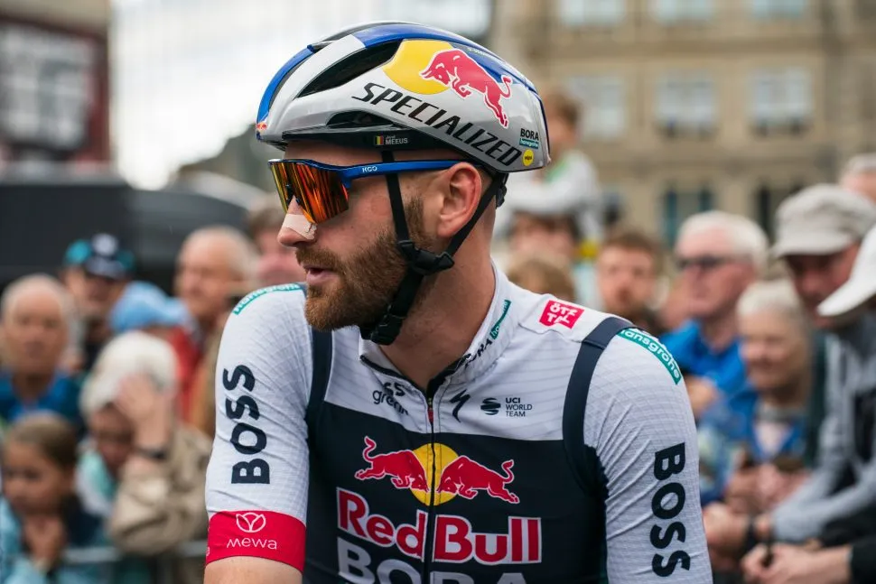 Jordi Meeus at the Lidl Germany Tour in Halle, Germany on 24 August 2025 // Thomas Dietze / Red Bull Content Pool // SI202509301285 // Usage for editorial use only //