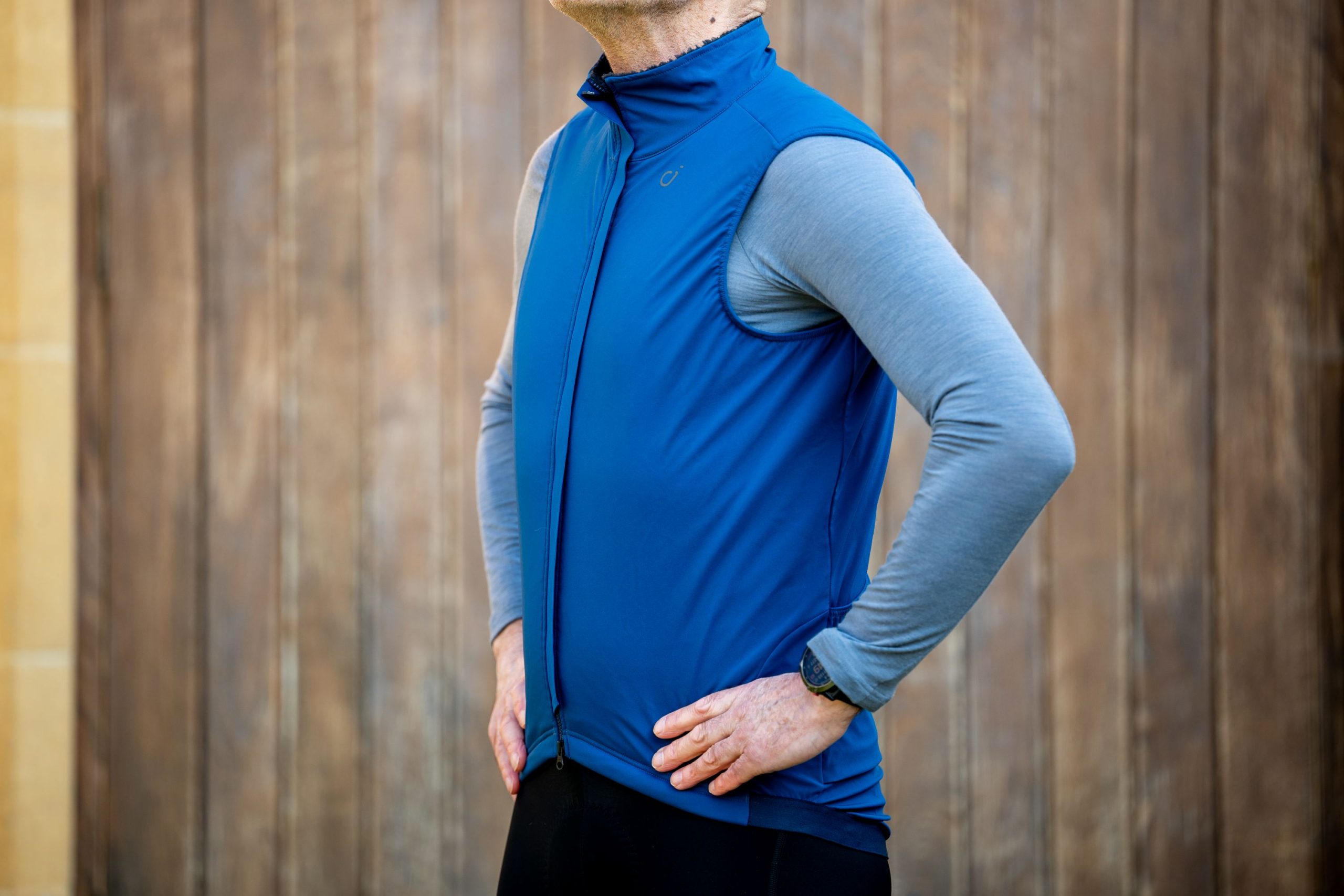 🧥 Gilet Imperméable Velocio Ultraléger Homme – Bleu Ultramarin, Taille L, Neuf Avec étiquettes