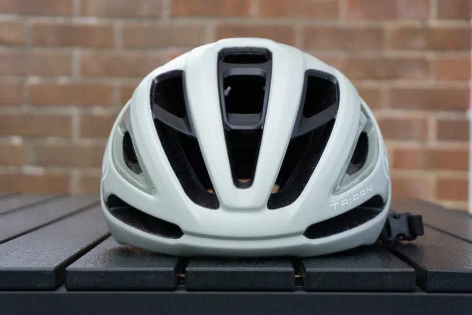 Green Abus bicycle helmet