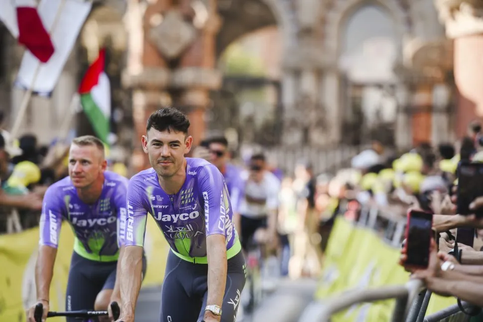 02/07/2026 - Tour de France 2026 - Grand Départ J2 - Barcelone - Présentation des équipes - Ben O’CONNOR (TEAM JAYCO ALULA)